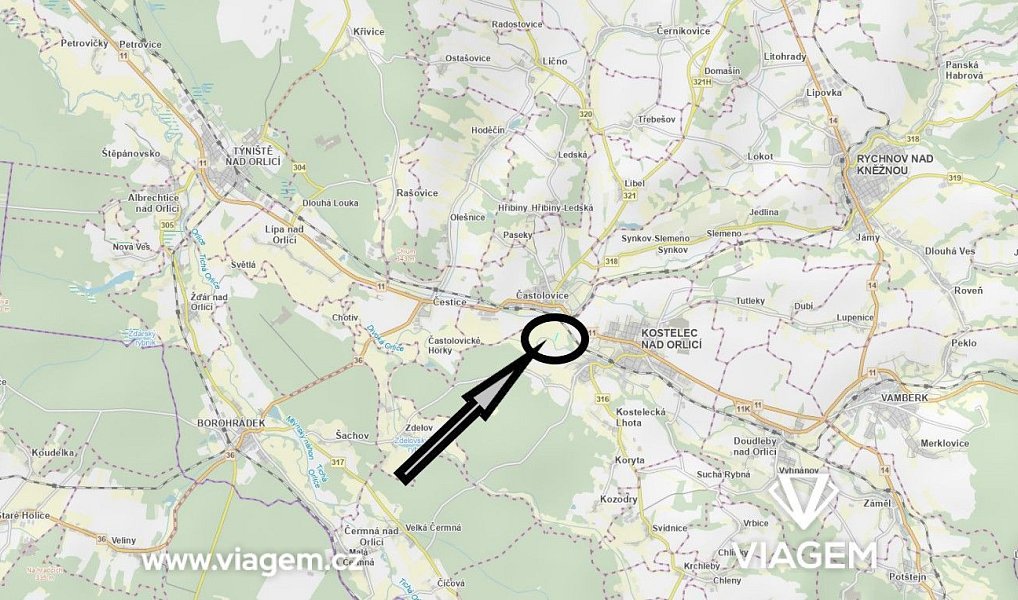 Prodej pole 1 632 m², Kostelec nad Orlicí – náhled fotky 4