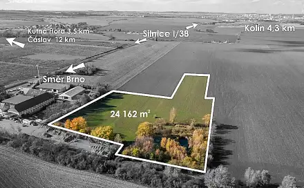 Prodej komerčního pozemku 25 000 m², Libenice, okres Kolín