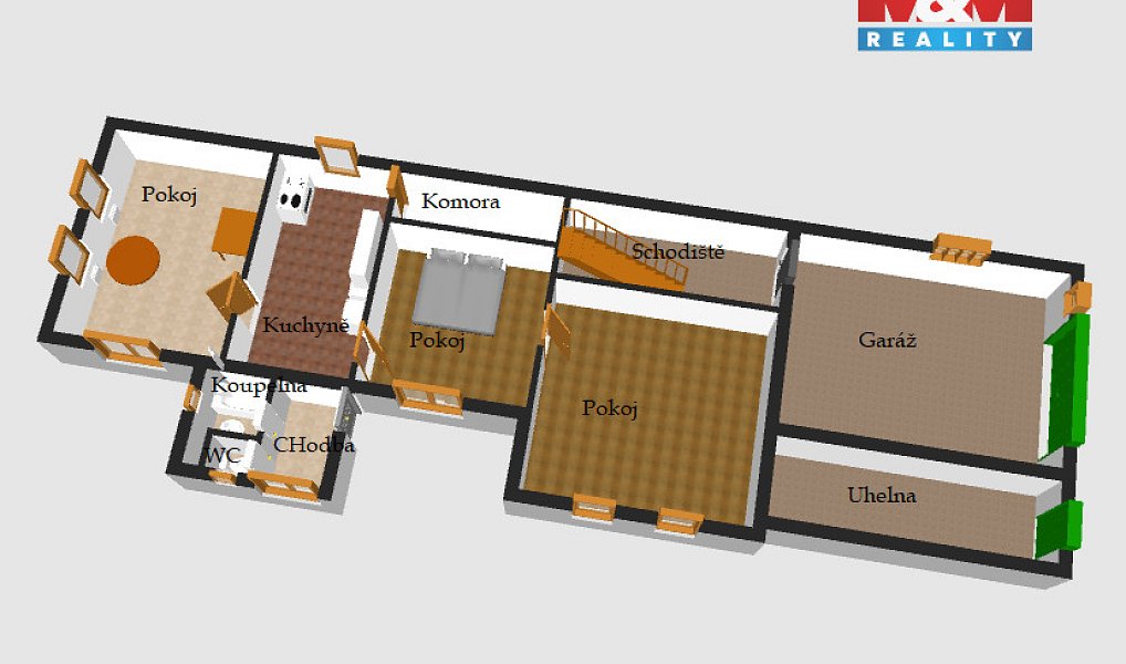 Prodej chaty/chalupy 71 m² s pozemkem 996 m², Zruč nad Sázavou – náhled fotky 16