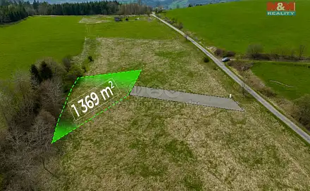 Prodej stavebního pozemku 1 466 m², Růžďka, okres Vsetín