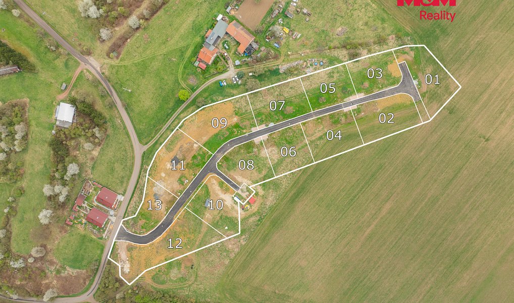 Prodej stavebního pozemku 1 032 m², Řehlovice – náhled fotky 8