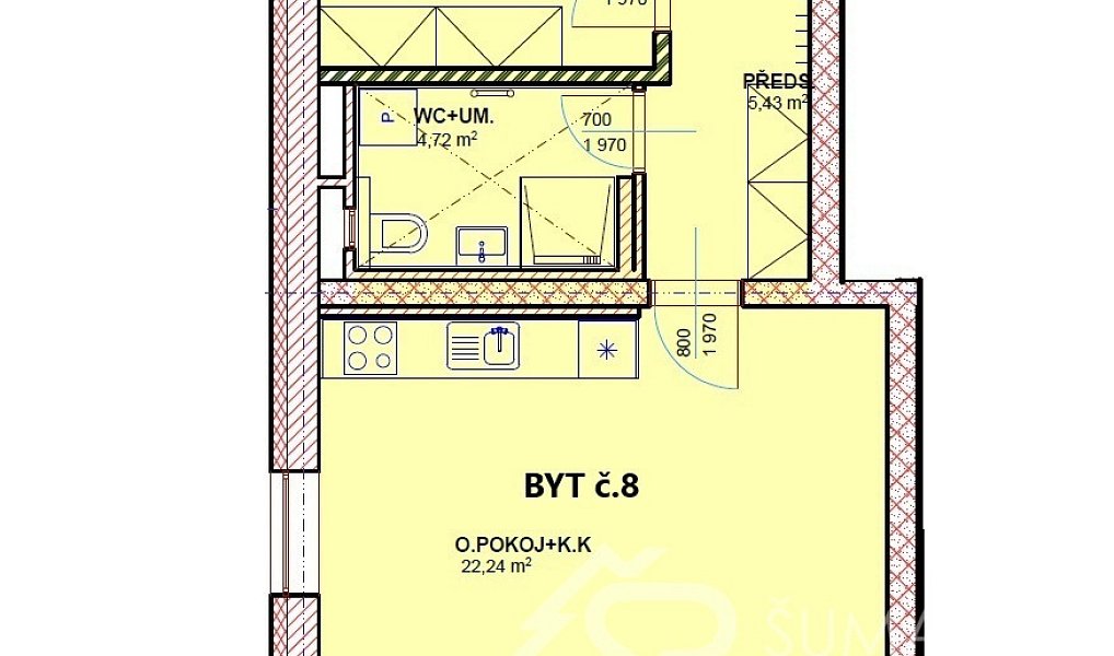 Prodej bytu 2+kk 44 m², Kašperské Hory – náhled fotky 2