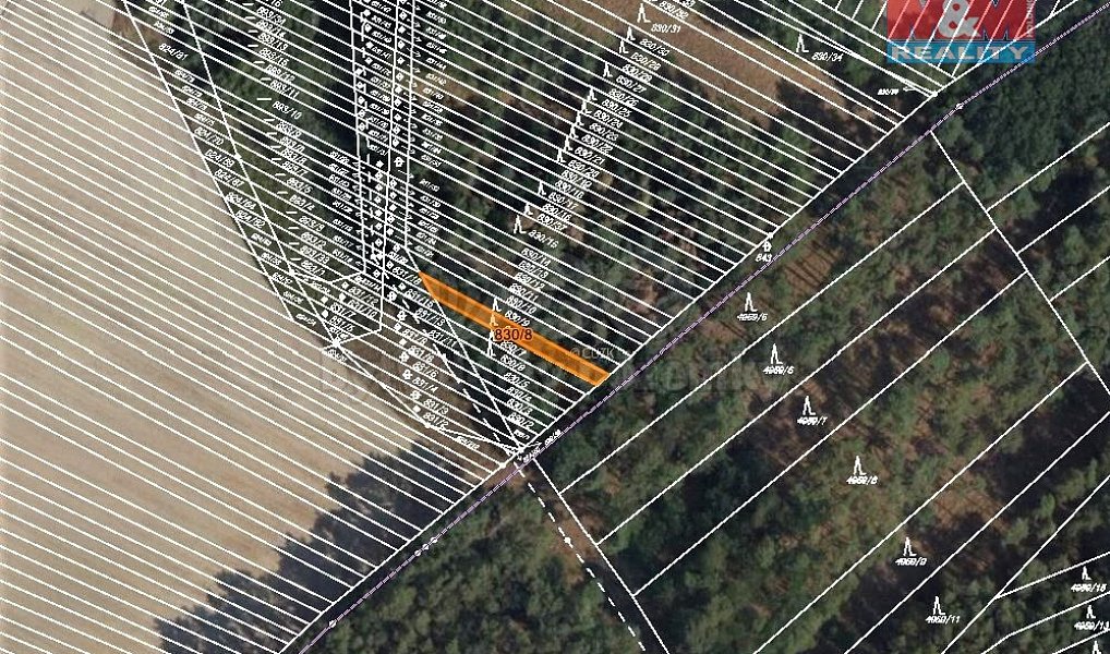 Prodej lesa 299 m², Skoronice – náhled fotky 5