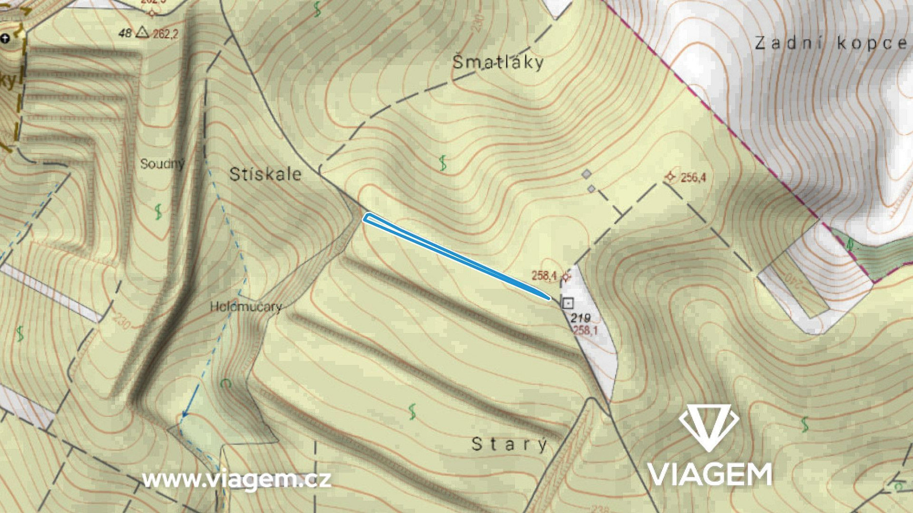 Prodej pole 472 m² – fotografie 3