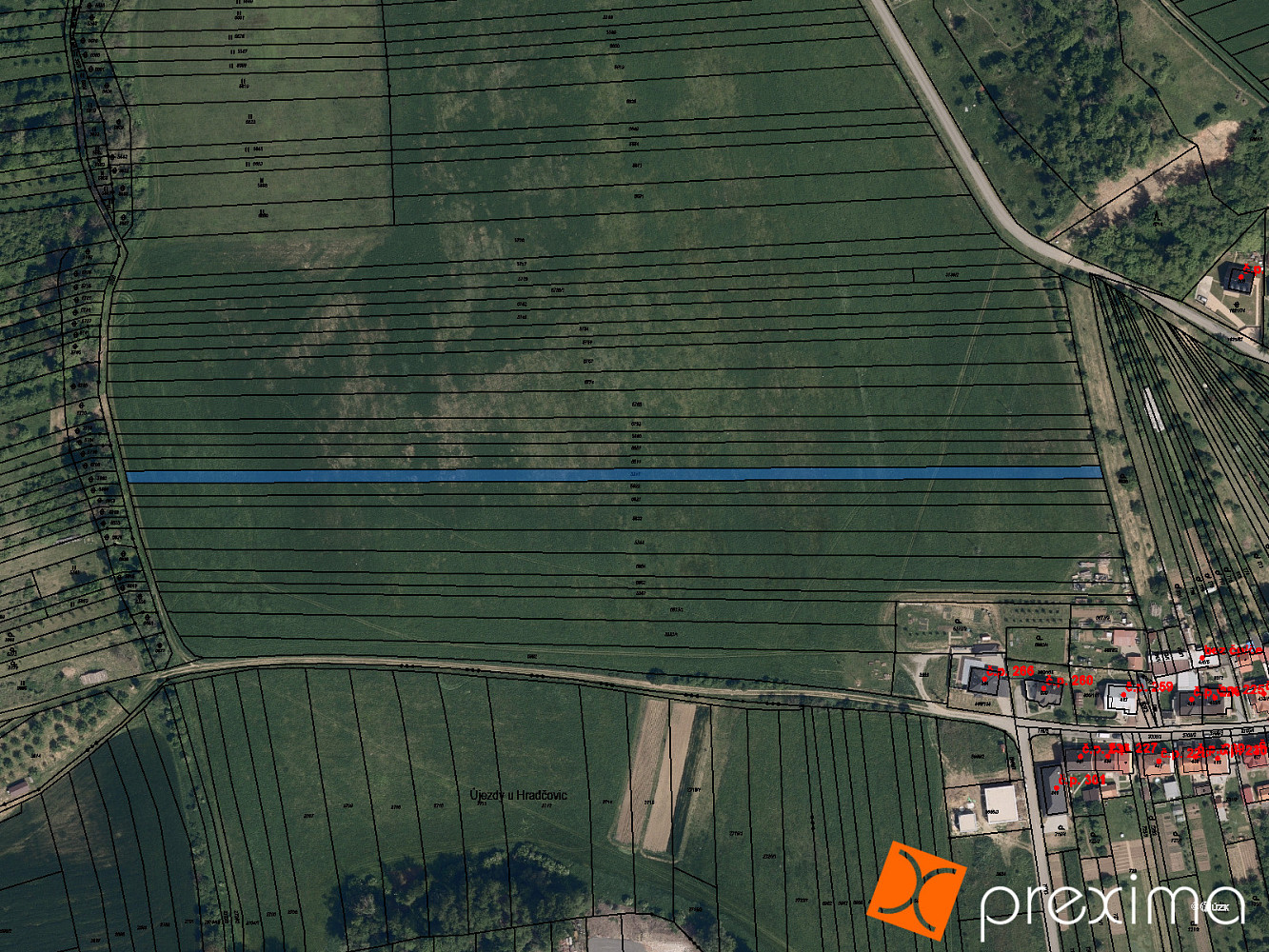 Prodej pole 599 m²