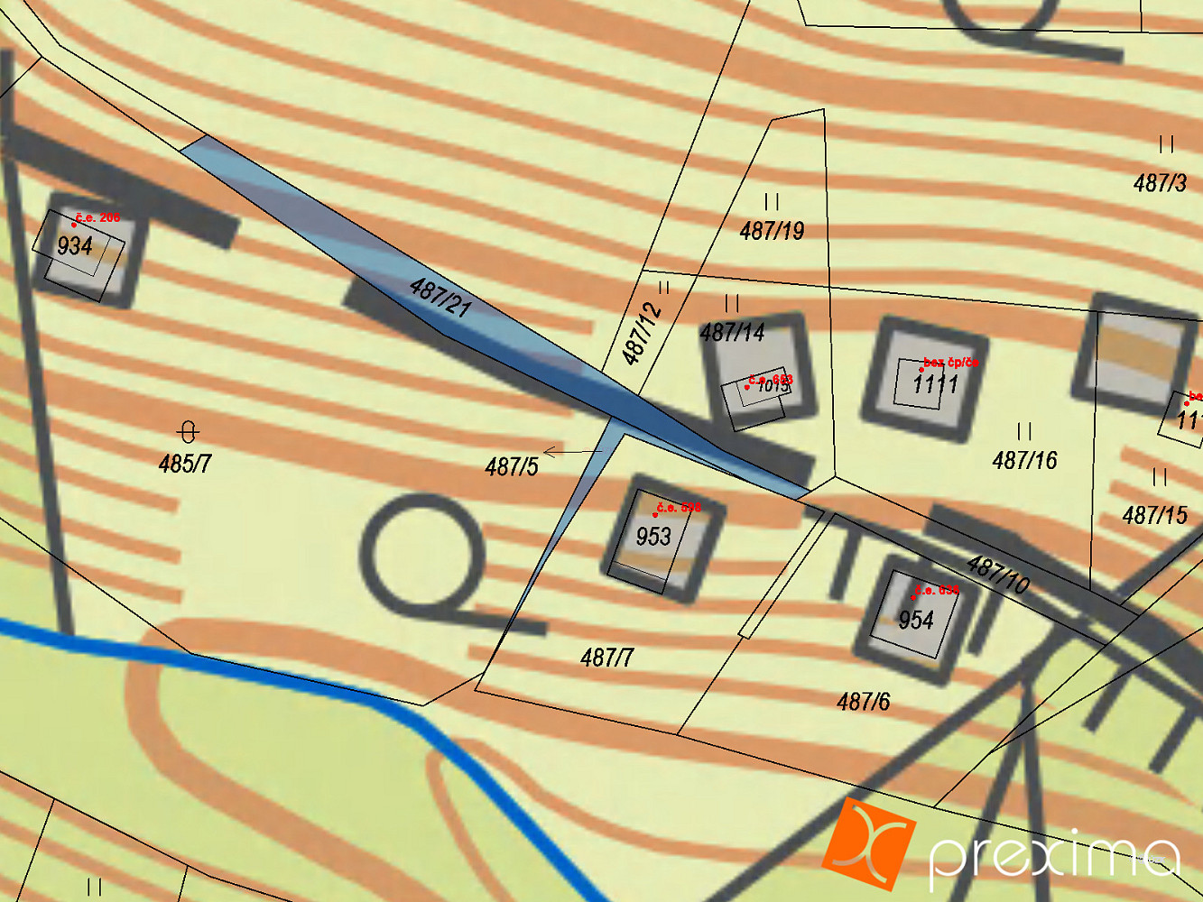 Prodej pozemku 95 m² – pohled 3