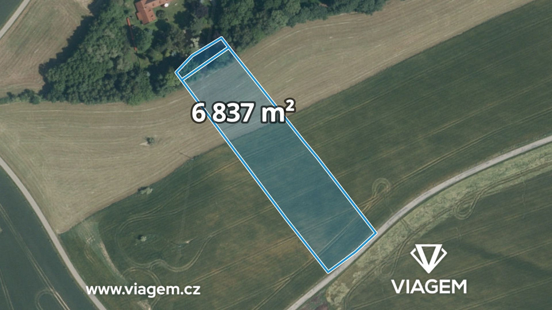 Prodej pole 1 709 m²