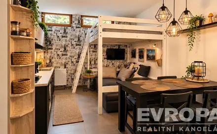 Pronájem bytu 1+kk 18 m², Rokytnice nad Jizerou - Horní Rokytnice, okres Semily