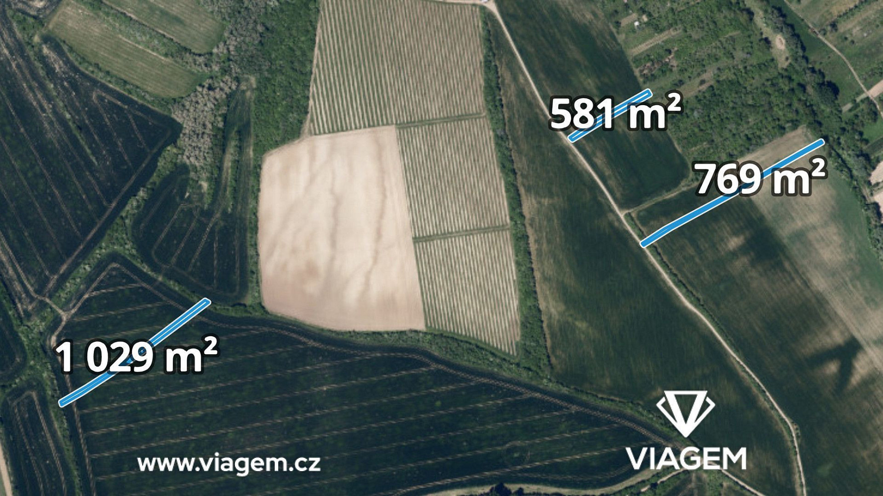 Prodej pole 1 189 m²