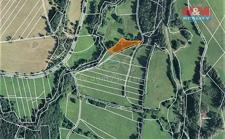Prodej louky 2 455 m², Bernartice, okres Trutnov