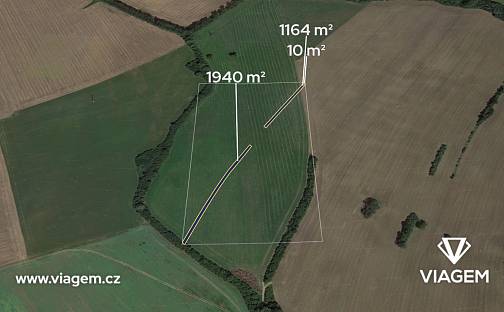 Prodej pole 1 557 m², Velká nad Veličkou, okres Hodonín