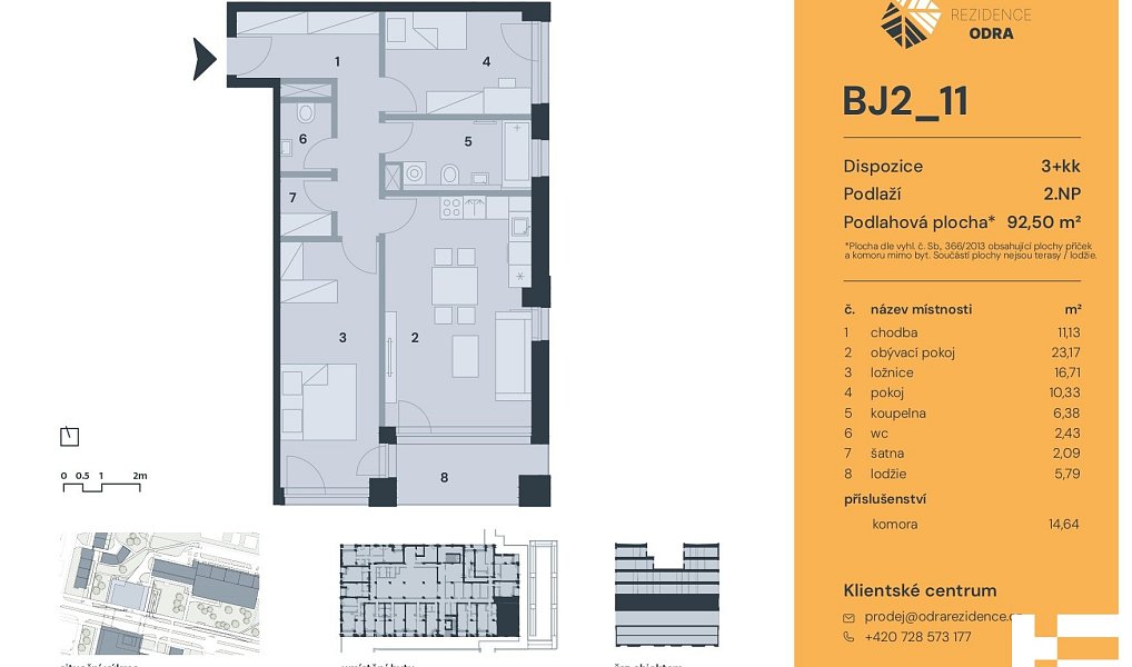 Prodej bytu 3+kk 93 m², Praha – náhled fotky 4