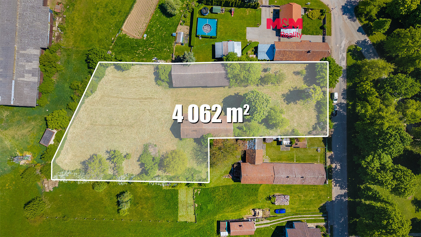 Prodej stavebního pozemku 4 068 m²