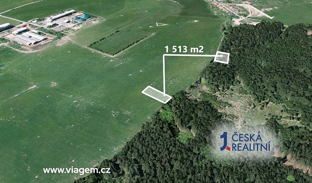 Prodej pole 1 386 m², Benešov – náhled fotky 2