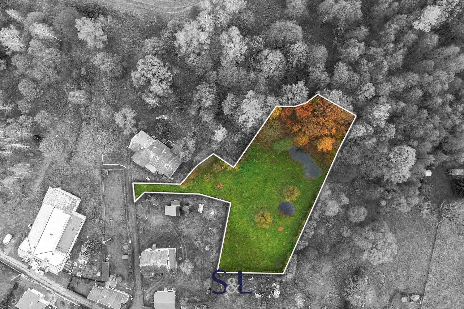 Prodej stavebního pozemku 3 549 m² – fotografie 3