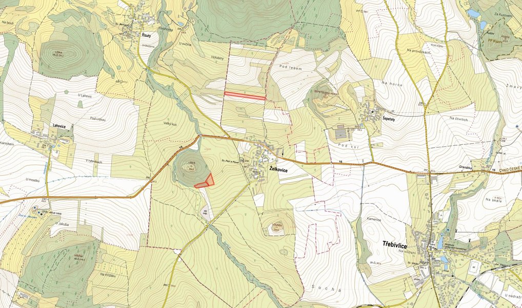 Prodej pole 16 344 m², Želkovice – náhled fotky 4