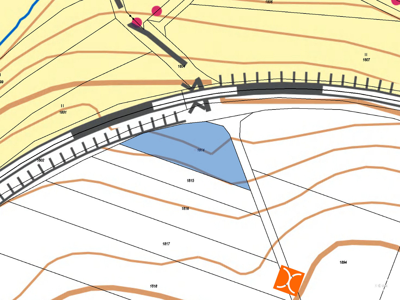 Prodej pole 296 m² – pohled 3