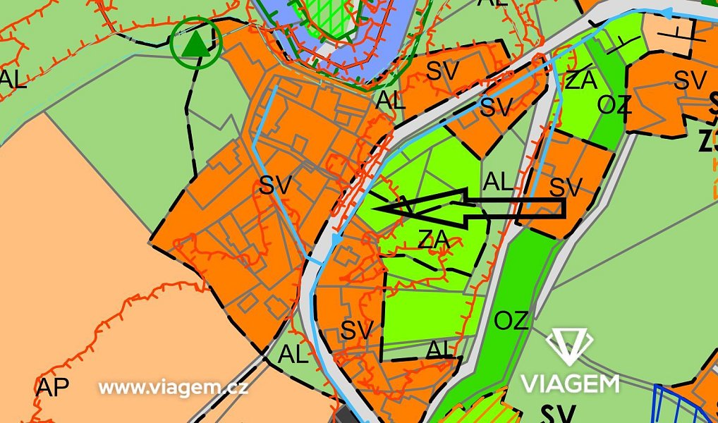 Prodej zahrady 824 m², Višňová – náhled fotky 3