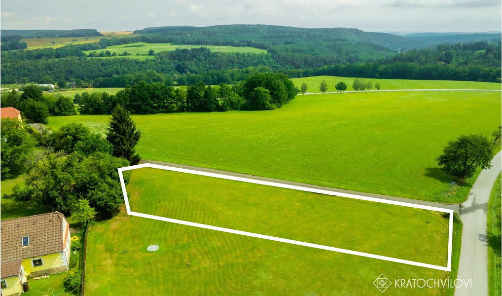 Prodej stavebního pozemku 1 277 m², Albrechtice nad Vltavou – náhled fotky 8