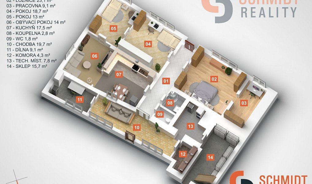 Prodej domu 200 m² s pozemkem 674 m², Dolní Dunajovice – náhled fotky 11