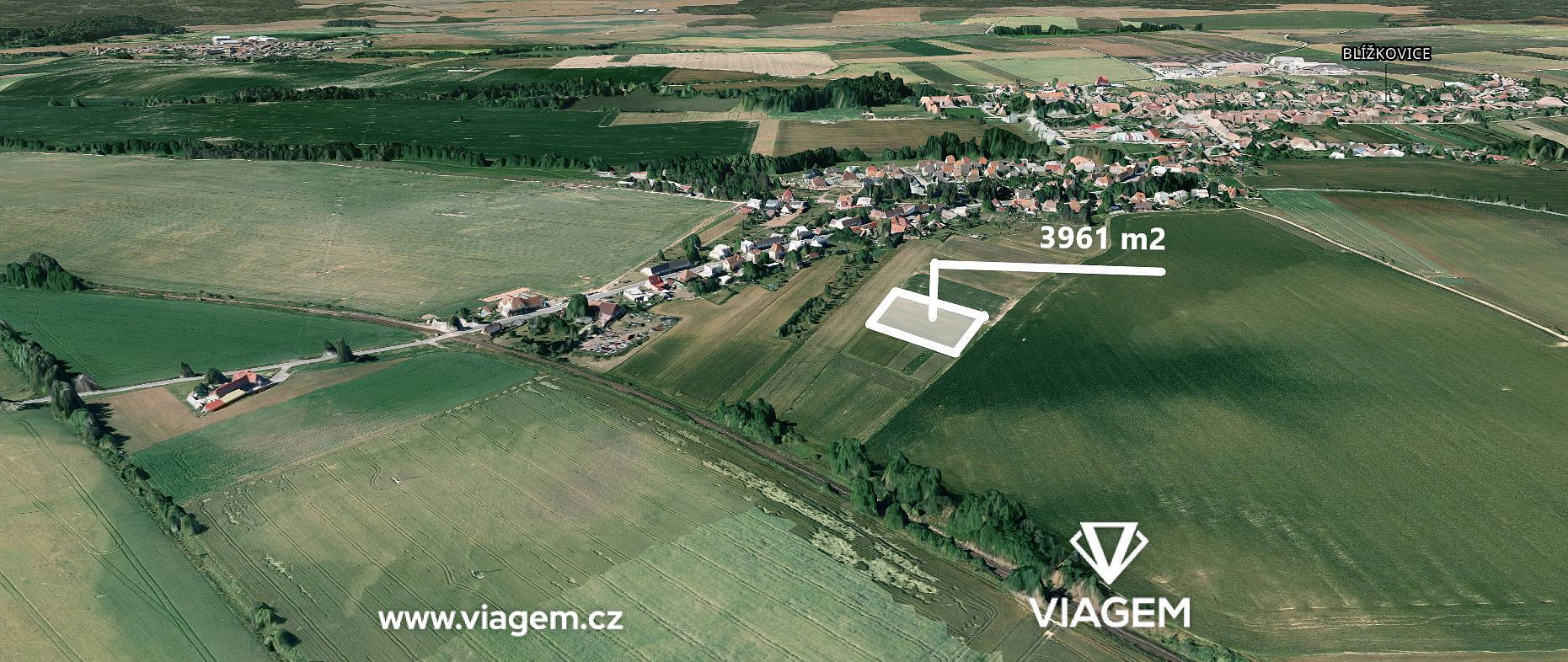 Prodej pole 3 961 m² – fotografie 2