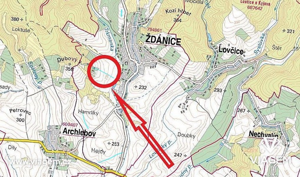 Prodej pole 489 m², Ždánice – náhled fotky 4