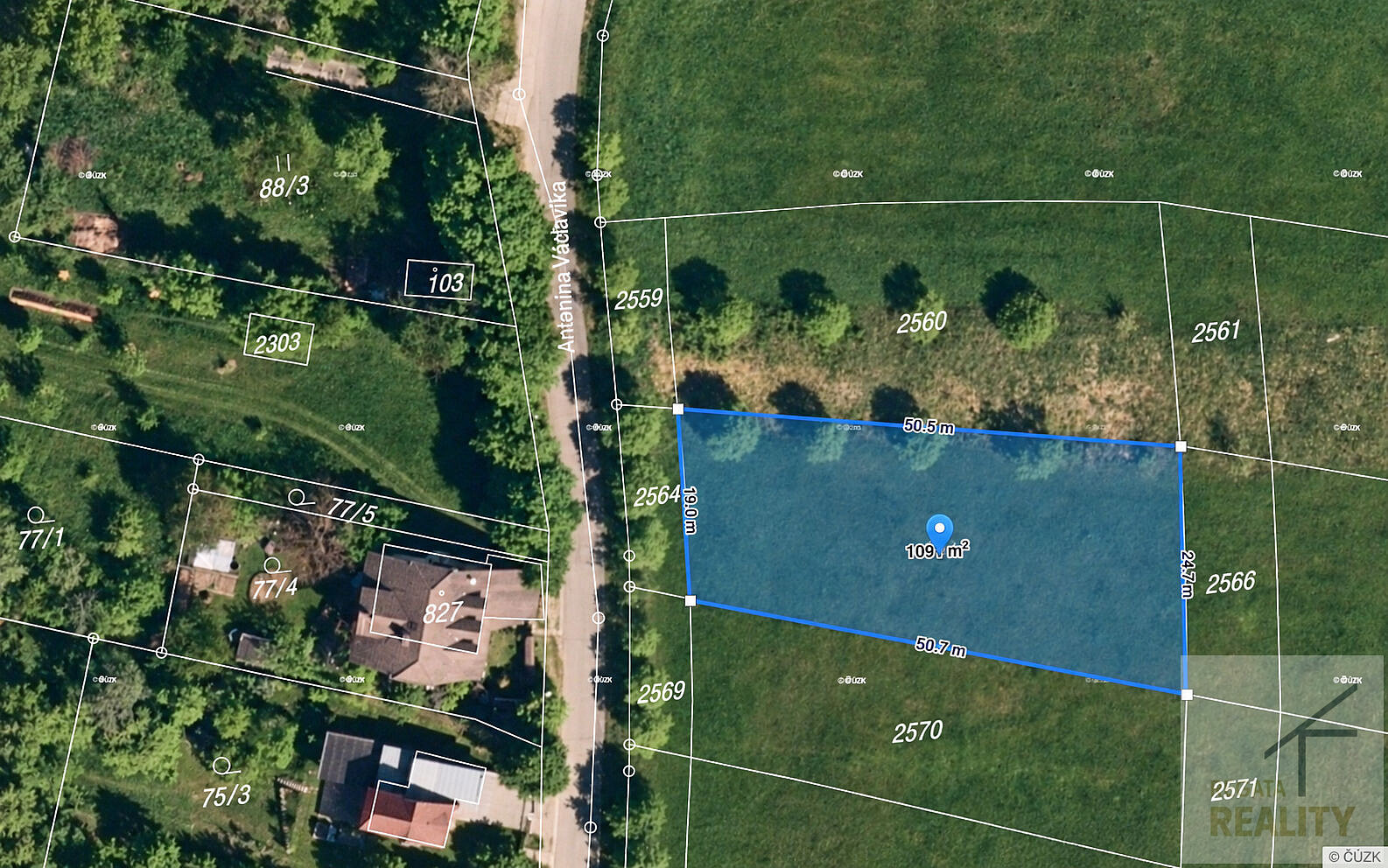 Prodej stavebního pozemku 1 092 m² – fotografie 2