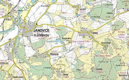 Dražba lesa 4 727 m², Klenová