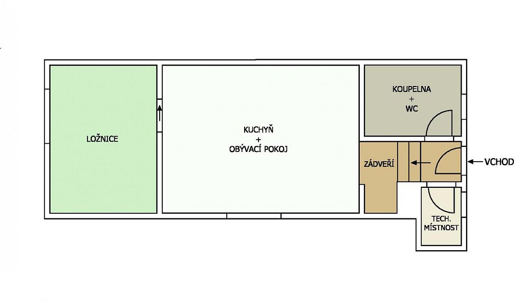 Prodej bytu 2+kk 48 m², Mladé Buky – náhled fotky 23