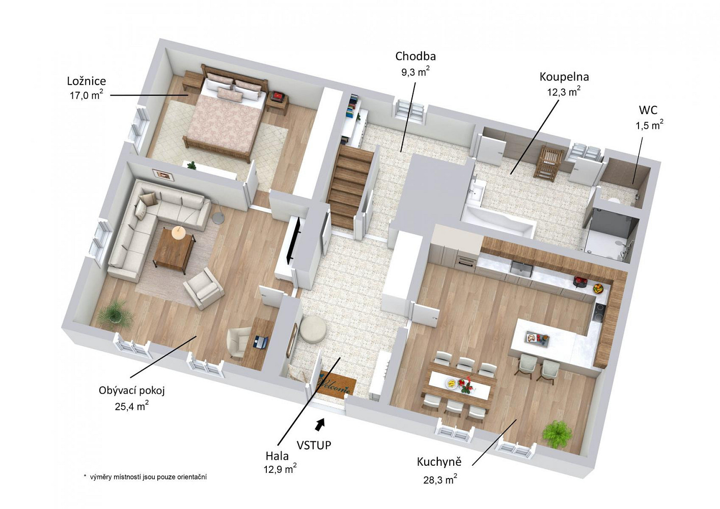 Prodej domu 106 m² s pozemkem 1 497 m² – fotografie 3