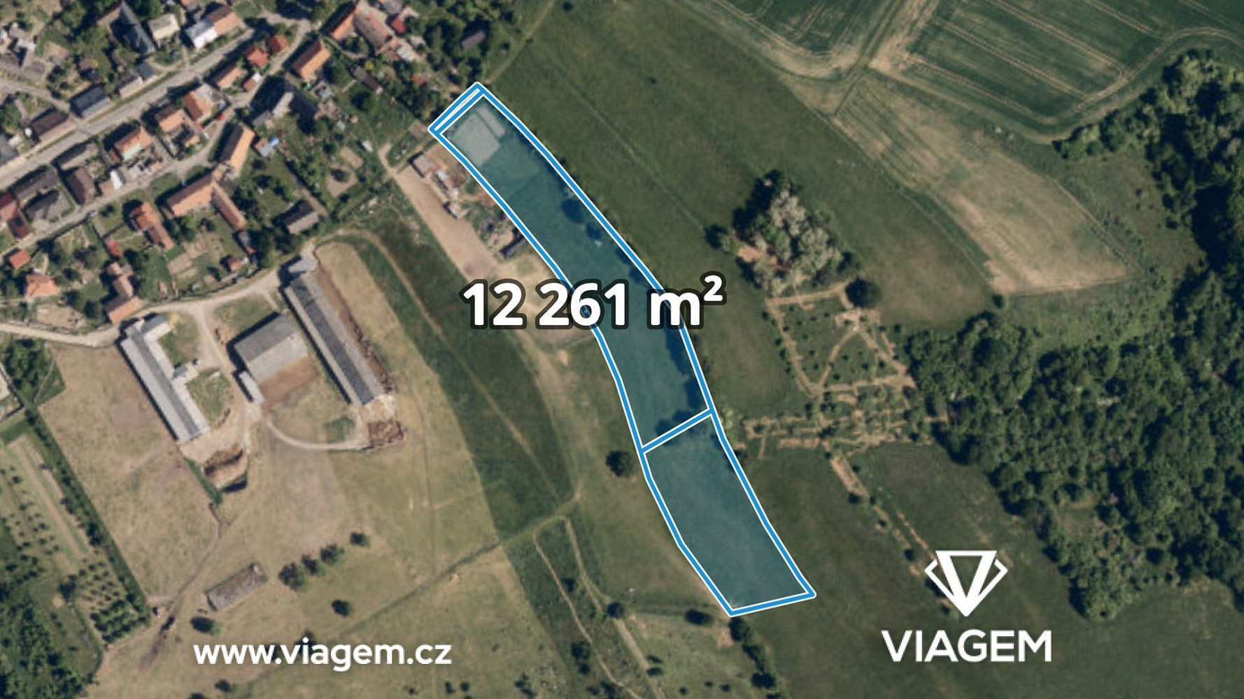 Prodej pole 1 528 m²