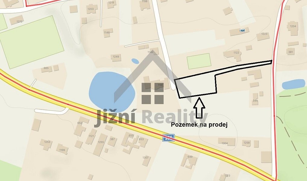 Prodej stavebního pozemku 2 310 m², Trhové Sviny – náhled fotky 5