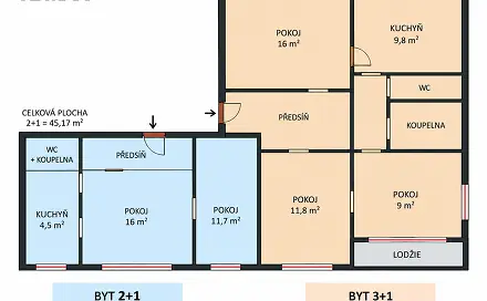 Prodej bytu atypického 108 m², V Zálomu, Ostrava - Zábřeh