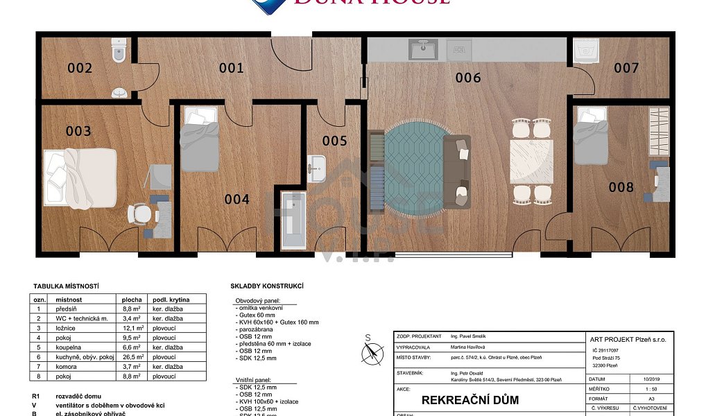 Prodej domu 82 m² s pozemkem 806 m², Chrást – náhled fotky 8