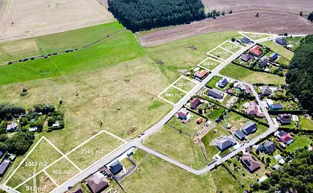 Prodej stavebního pozemku 1 443 m², Háje, okres Příbram