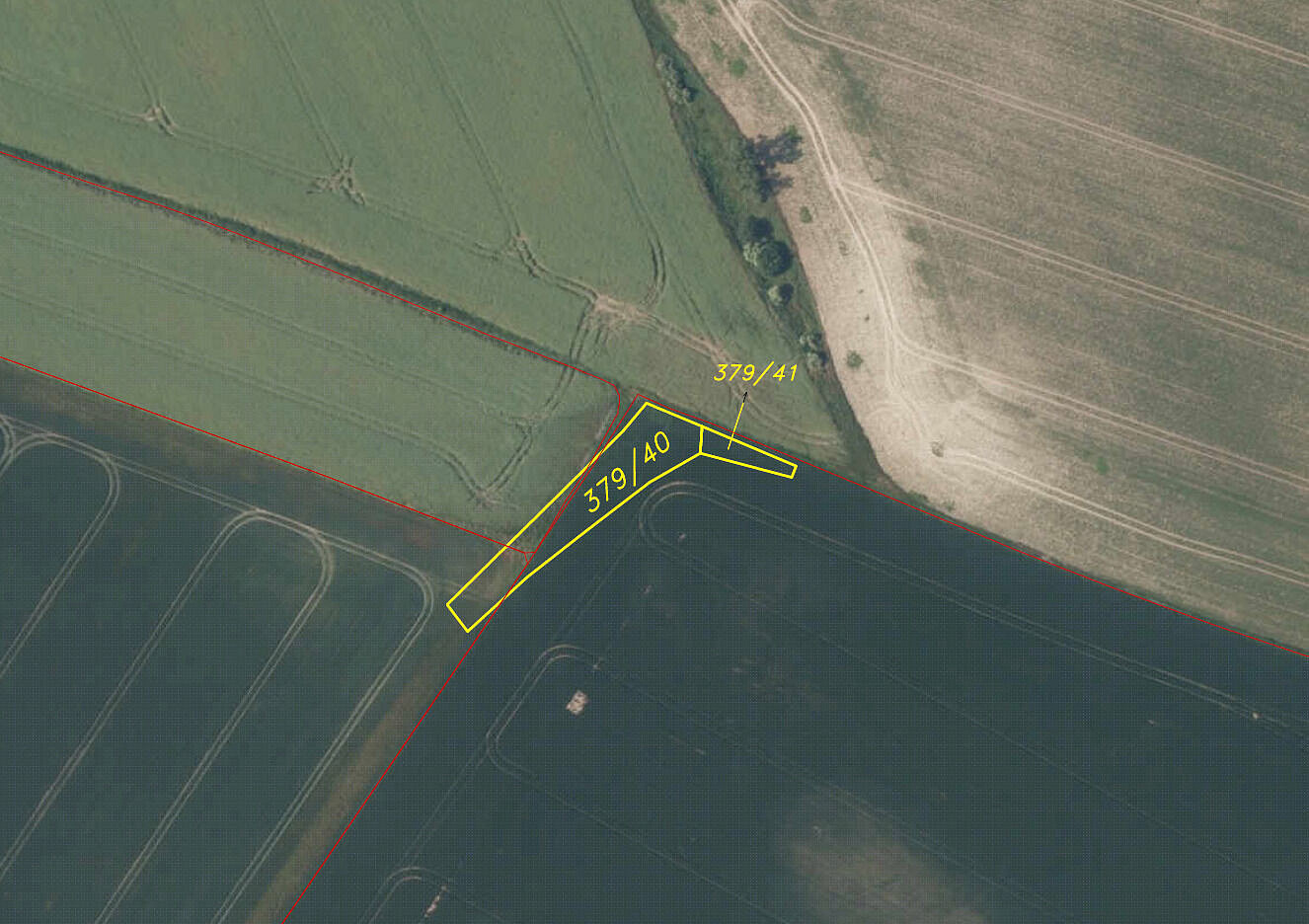 Prodej pole 1 121 m²