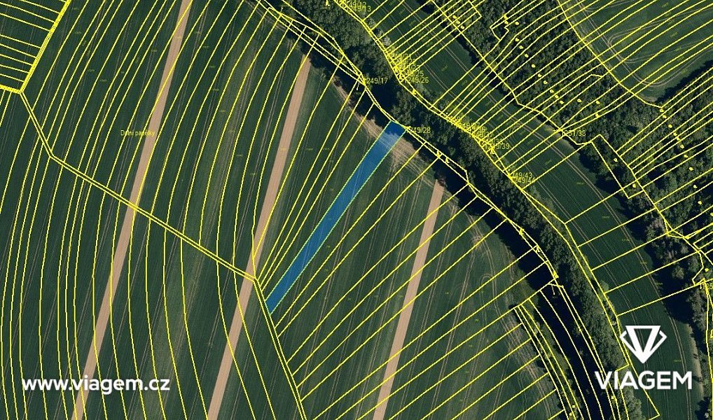 Prodej pole 531 m², Zdounky – náhled fotky 3