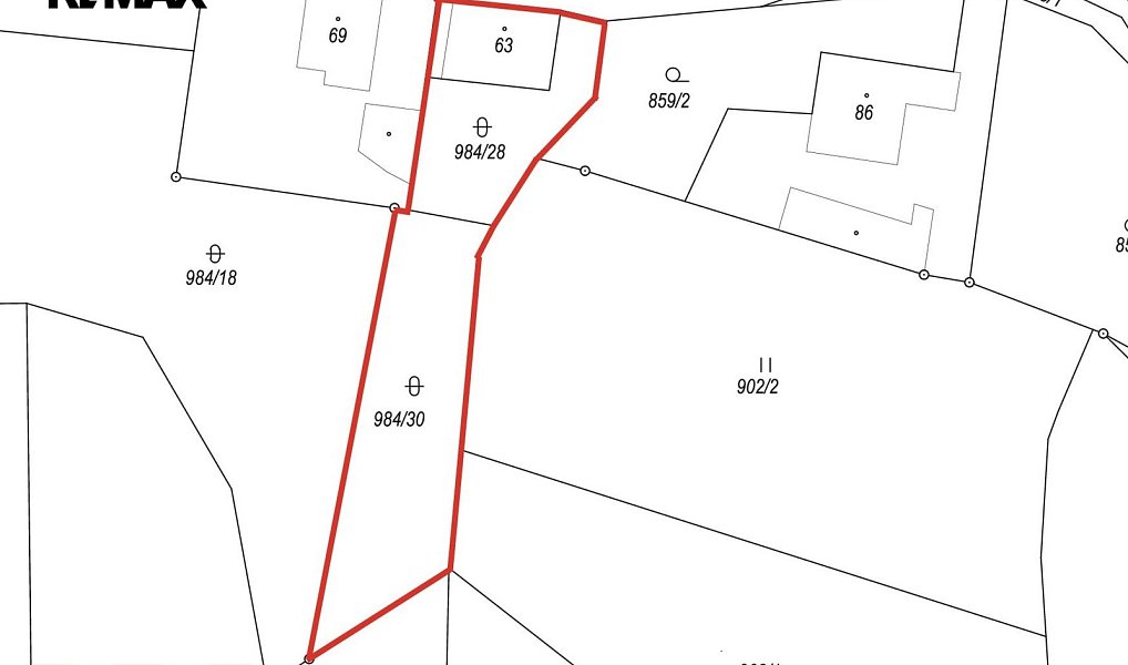 Prodej stavebního pozemku 911 m², Letovice – náhled fotky 2