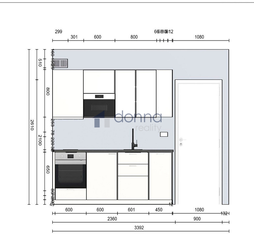Pronájem bytu 1+kk 28 m² – fotografie 3