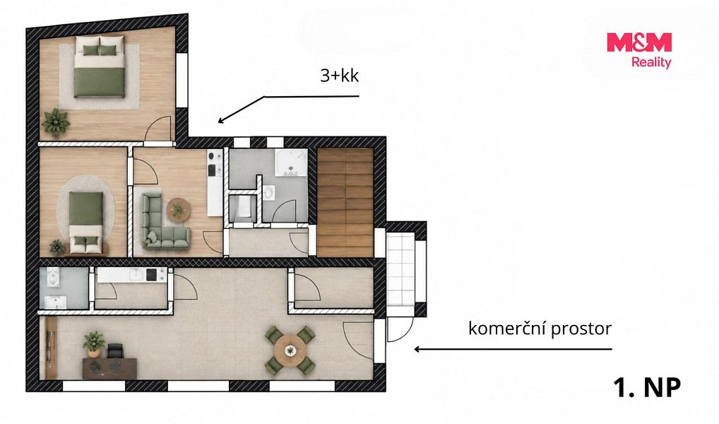 Prodej nájemního domu, činžáku 422 m², Otrokovice – náhled fotky 19