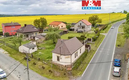 Prodej domu 115 m² s pozemkem 1 281 m², Čeminy, okres Plzeň-sever