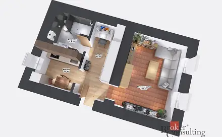 Prodej bytu 1+1 39 m², Neumannova, Stráž nad Nisou, okres Liberec