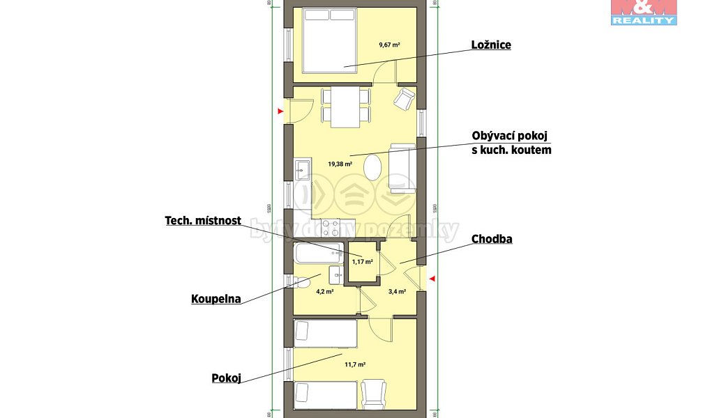 Prodej domu 50 m² s pozemkem 586 m², Lázně Kynžvart – náhled fotky 3