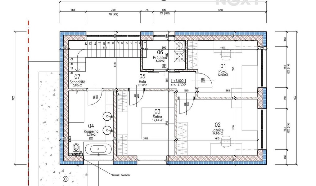 Prodej stavebního pozemku 949 m², Nechanice – náhled fotky 9