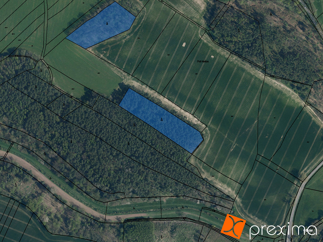 Prodej lesa 7 218 m²