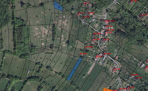 Prodej pole 1 408 m², Milíkov, okres Frýdek-Místek