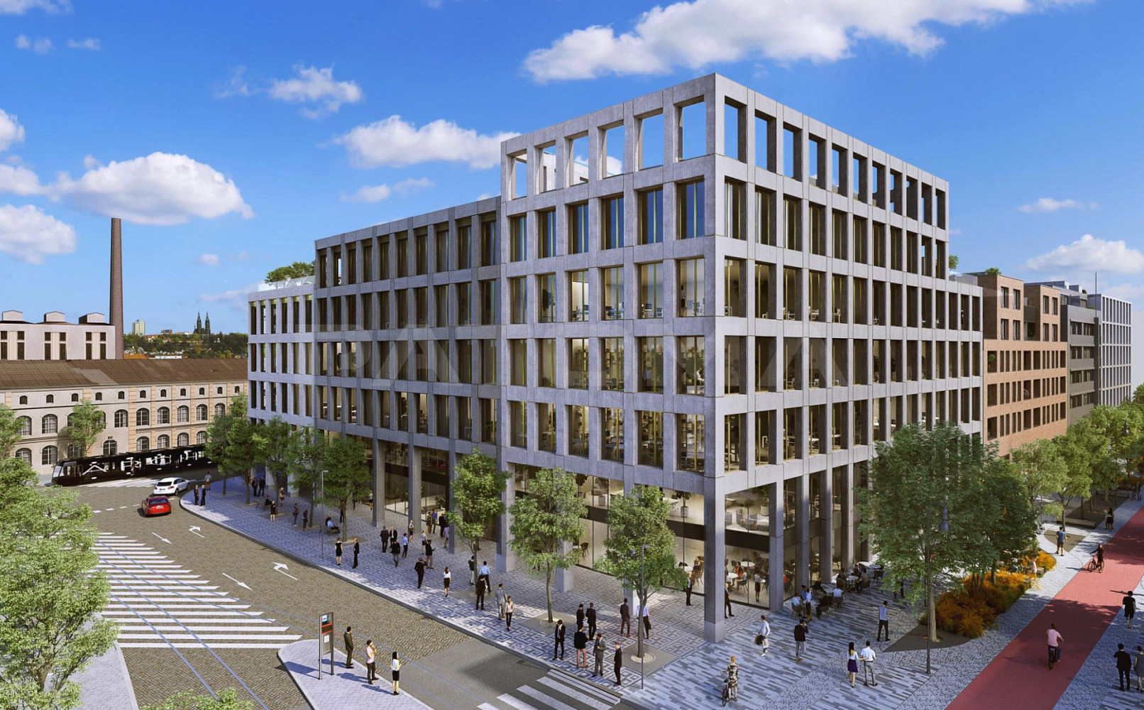 Pronájem kanceláře 932 m²