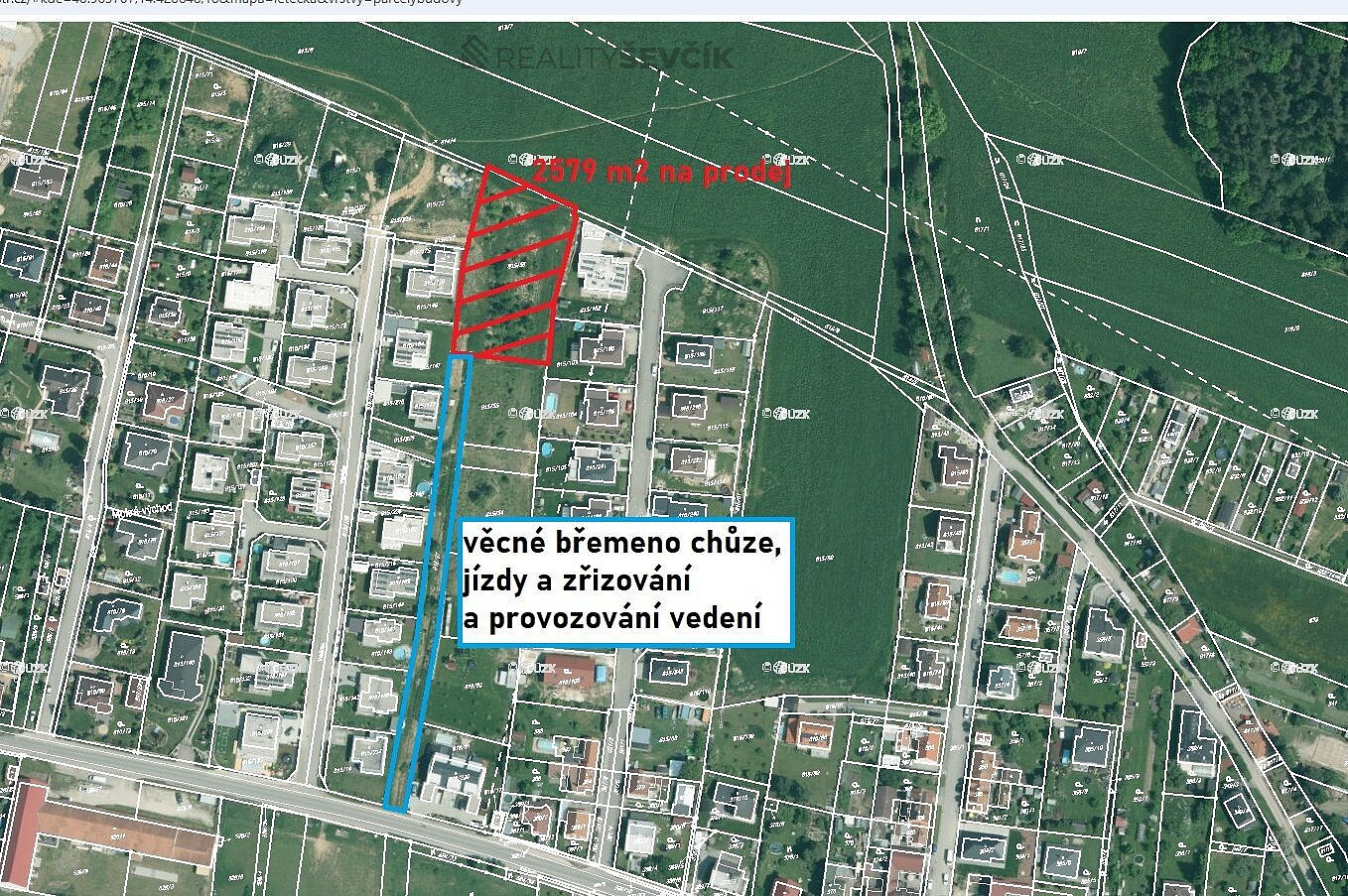 Prodej stavebního pozemku 2 579 m² – fotografie 5
