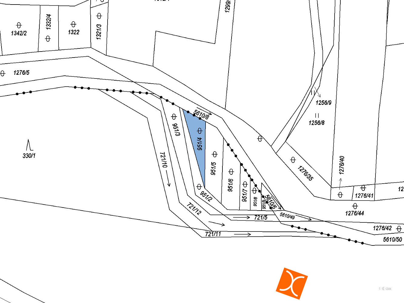 Prodej pozemku 104 m² - Widok 2