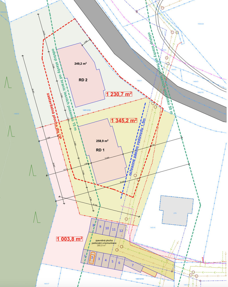 Prodej stavebního pozemku 1 732 m² – fotografie 4